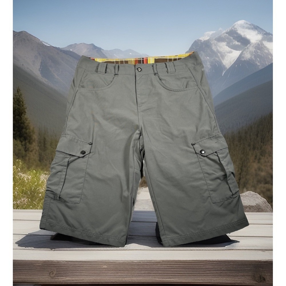 Rossignol Cargo Shorts Quick Dry Outdoor MTB Biking Gray‎ Mens 33" Durable